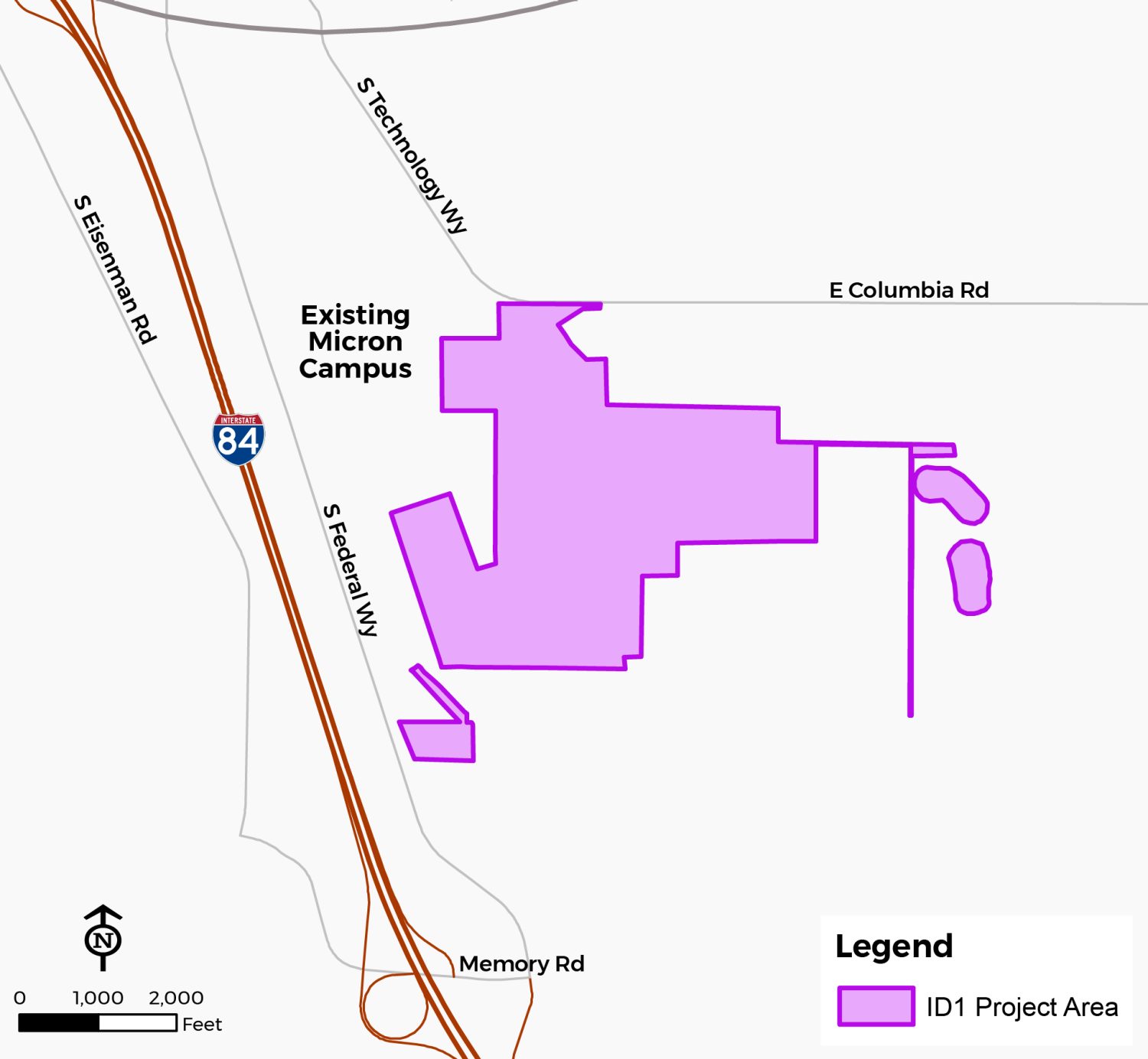 美光园区位置地图